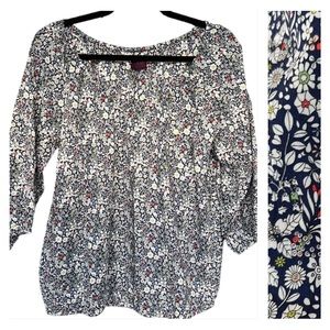 Liberty Art Fabrics J.Crew Floral Top